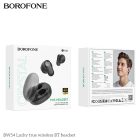 BOROFONE BW54 LUCKY TWS BLUETOOTH fülhallgató fekete/fehér
