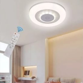   UNIVERSO Mennyezeti lámpa hangszóróval BT 72w CCT+ 9w RGB 4600lm fehér búra