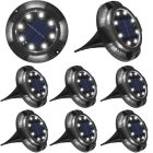 Union Knights Napelemes taposólámpa, három féle, 4 db-os kiszerelés