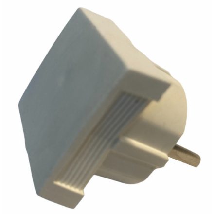 Földelt Slim dugvilla FEHÉR