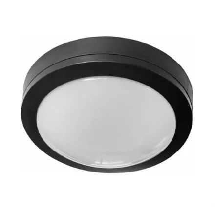 LUMEN 18W kerek lámpatest IP65 fekete 1440Lm 230mm