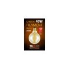 Trixline 40W E27 2700K Globe Carbon Decor izzó (G80-S24) Dimmable