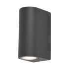 BRAYTRON oldalfali lámpatest 2XGU10 fekete IP44