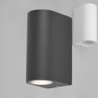 BRAYTRON oldalfali lámpatest 2XGU10 fekete IP44