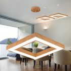 BRAYTRON BLADE 36W mennyezeti lámpa 3IN1 IP20 függő négyzet fa mintázat