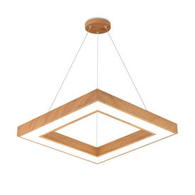   BRAYTRON BLADE 45W mennyezeti lámpa 3IN1 IP20 függő négyzet fa mintázat