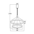 BRAYTRON LINA dupla kör 65W 3IN1 függesztett lámpatest