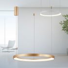 BRAYTRON BELLA 46W IP20 kör függesztett lámpatest 3IN1 arany