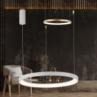 BRAYTRON BELLA 36W IP20 kör függesztett lámpatest 3IN1 fehér