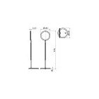 BRAYTRON asztali lámpa 7W 580Lm 5000K fehér dimmelhető