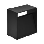 BRAYTRON 8W oldalfali lámpatest fekete 520Lm 3000K IP20