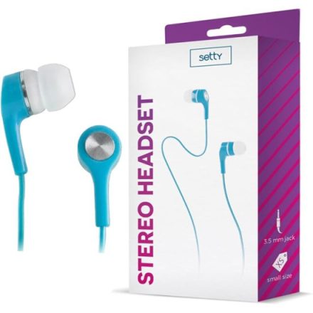 TFO XO Vezetékes fülhallgató EP50 3,5mm jack blue +mic