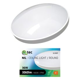 Q-TEC NIL MENNYEZETI LÁMPATEST 36w 3060 Lm 4000K