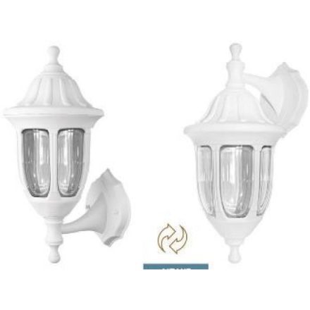 Adeleq oldalfali lámpatest IP44 forgatható fehér