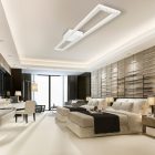 BRAYTRON KRISTÁLY 40w 3in1 fehér mennyezeti lámpa távirányítóval