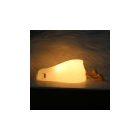 LED akkumulátoros éjjeli fény / lámpa "LUSTA KACSA" fehér szilikon