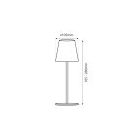 Trixline TR-098M 3W 150Lm LED USB tölthető összecsukható asztali lámpa