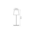 Trixline TR-101M LED 5W 250Lm asztali lámpa fekete