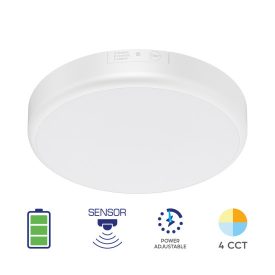   Újdonság BRAYTRON NAGY KÖR 20w 5CCT 4in1 IP54 fehér LED lámpa mozgásérzékelővel