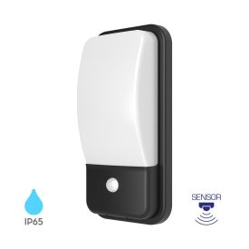   Újdonság BRAYTRON LED oldalfali lámpatest mozgásérzékelővel IP65 20W 1980Lm 3000