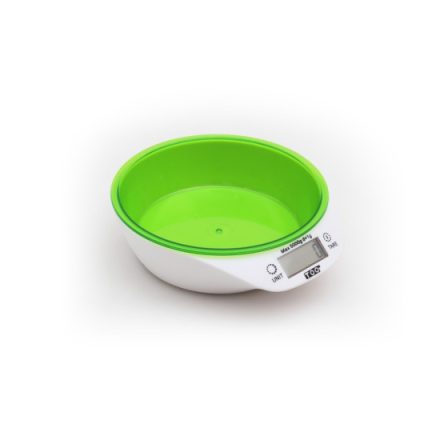 TOO KBSC-300-G piros tálas konyhai mérleg