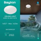 BRAYTRON Napoli IP65 1xE27 lámpatest PC búra fehér