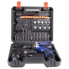 IRIS Akkumulátoros fúró és csavarbehajtó készlet bőröndben 2db akku + tartozékok