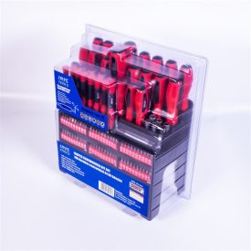   IRIS TOOLS SDB-100-025 100 darabos csavarhúzó és bit készlet