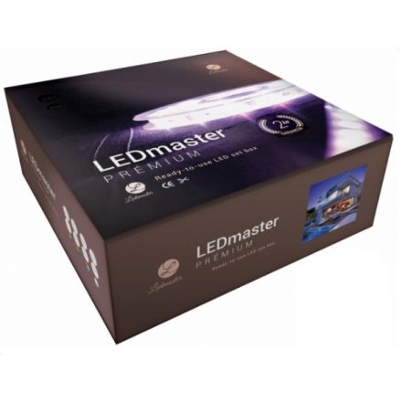 LEDmaster Prémium digitális RGB LED szalag szett rádiófrekvenciás távirányítóval, IP20  10 méter