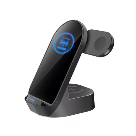 Kakusiga KSC-778 3in1 Wireless Asztali Telefontöltő fekete