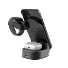 Kakusiga KSC-778 3in1 Wireless Asztali Telefontöltő fekete