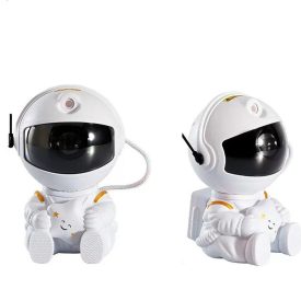 Lézer projektoros Asztronauta lámpa, ülő