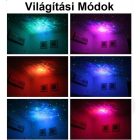 Lézer projektoros Asztronauta lámpa, ülő