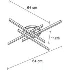 Universo Mennyezeti lámpa beépített LED-el, 45W, IP20