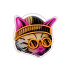 Forever Light LED Neon dekoráció hippi macska szabályozható fényerővel