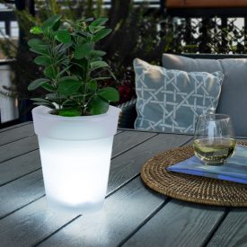 Polux Napelemes LED-es világító virágcserép