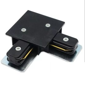   ELDLUX Egyfázisú sínhez L alakú derékszög csatlakozó fekete/fehér választható színben