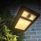 Union Knights Napelemes LED utcai/udvari lámpa, mozgásérzékelővel, állítható fényhőmérséklettel