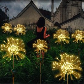   Union Knights Pitypang napelemes kerti lámpa, 2 darabos csomagolásban