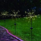 Union Knights Pitypang napelemes kerti lámpa, 2 darabos csomagolásban