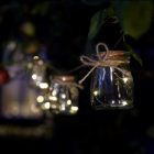 Union Knights Kerti napelemes befőttes üveg fényfüzér, egyszínű/színes kivitelekben