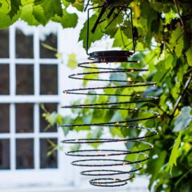   Union Knights Napelemes Méhkas kerti lampion meleg fehér fénnyel, zöld/pink/fekete