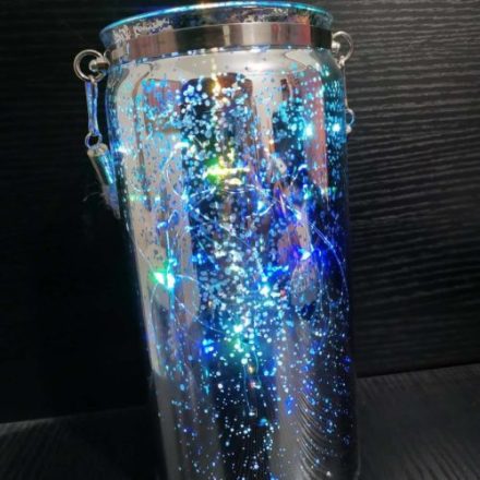 "Galaxis az üvegben" Elemes LED dekoráció