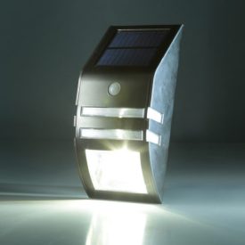   Union Knights Falra szerelhető, mozgásérzékelős, rozsdamentes acél lámpa