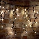 Union Knights Adapteres jégcsap fényfüzér 360 db meleg/hideg fehér LED izzóval, IP44