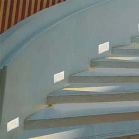   Universo süllyesztett LED lépcsővilágító lámpatest mozgásérzékelővel 1,3 W fehér