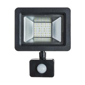   20W-os Mozgásérzékelős LED reflektor IP66 hideg/természetes fehér