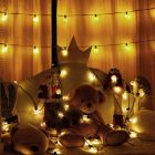 Union Knights Adapteres fényfüzér 30 db meleg fehér G40 LED izzóval, IP44